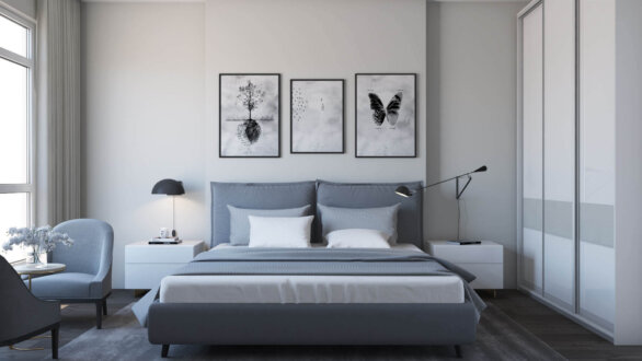 Modern Bedrooms renders