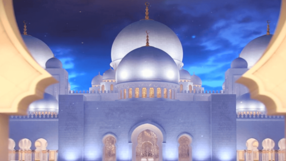 Sheikh Zayed Mosque dubai animation