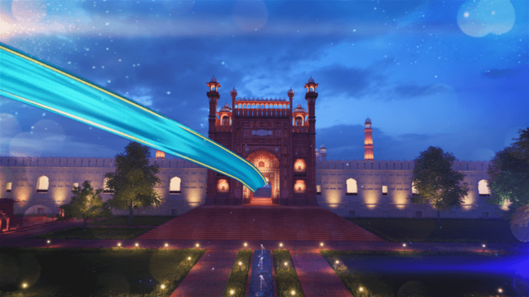 shahi masjid lahore animation